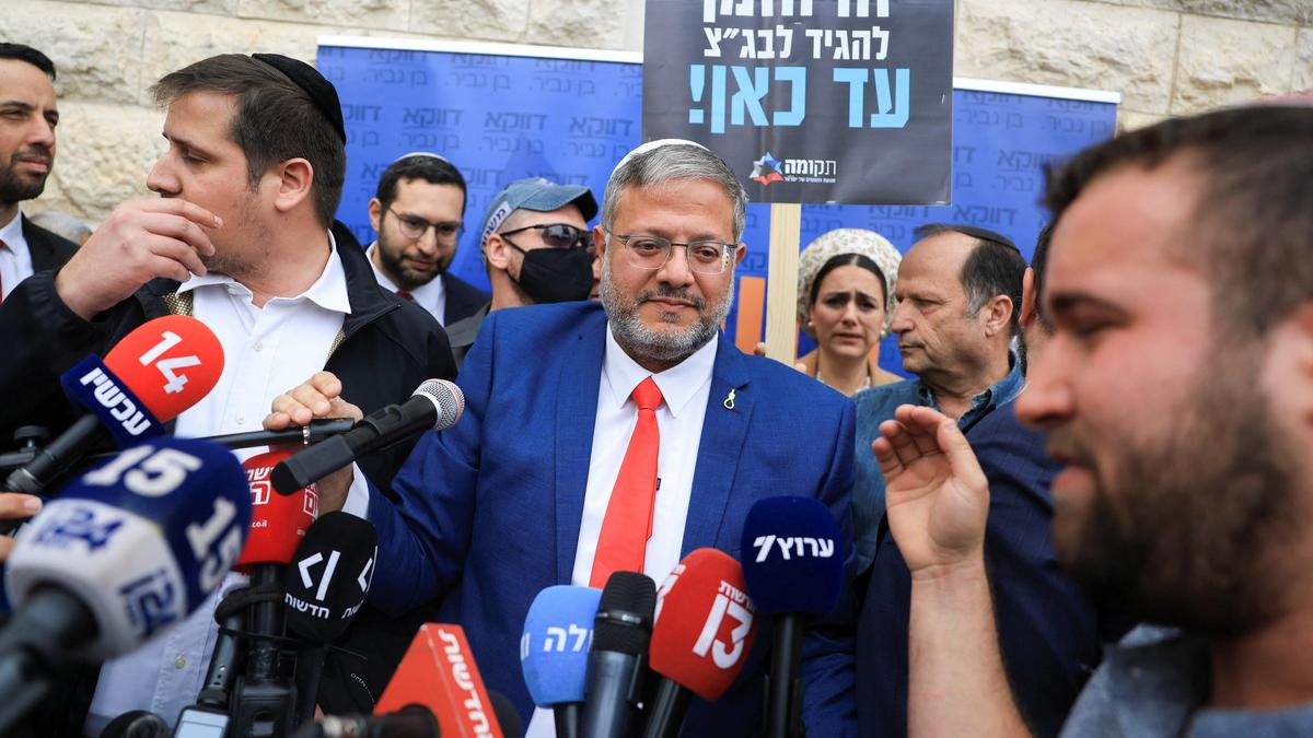 Israel’s Ben Gvir sparks row over video of bound activists