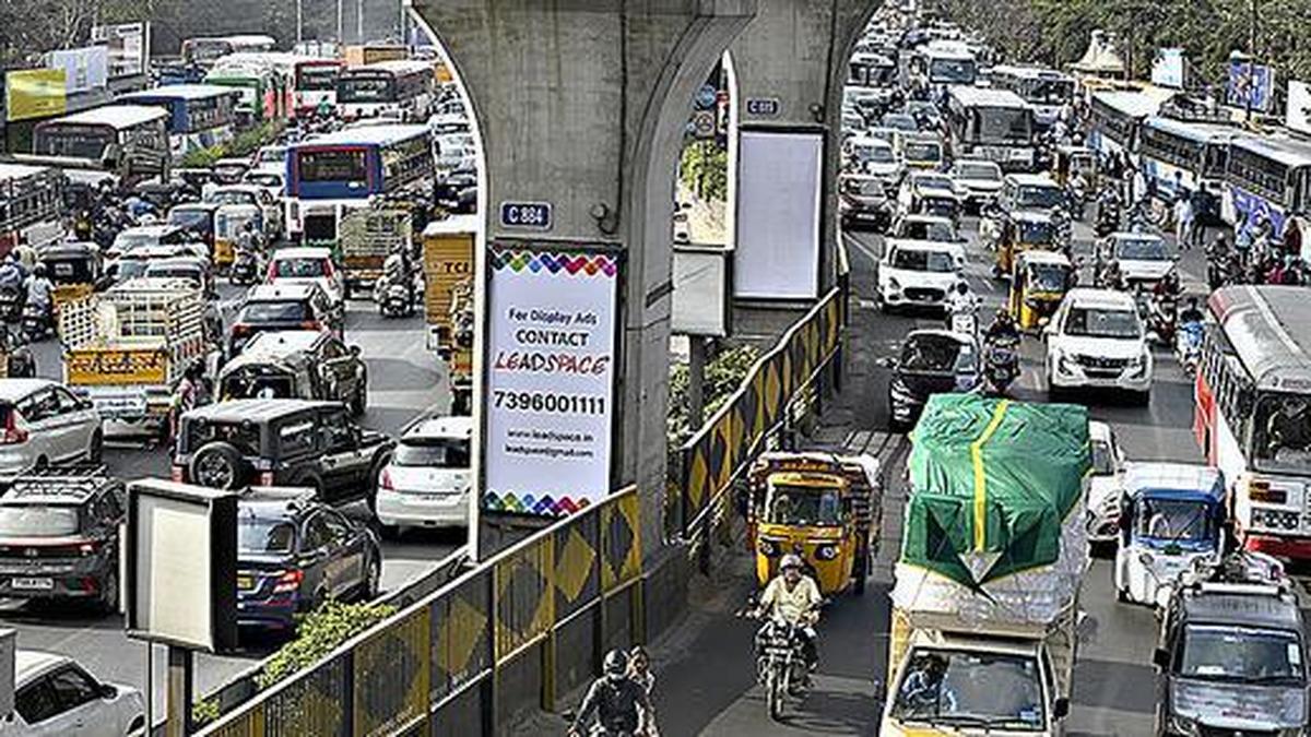 Uppal flyover works push traffic into residential lanes in eastern Hyderabad, double commute times for residents