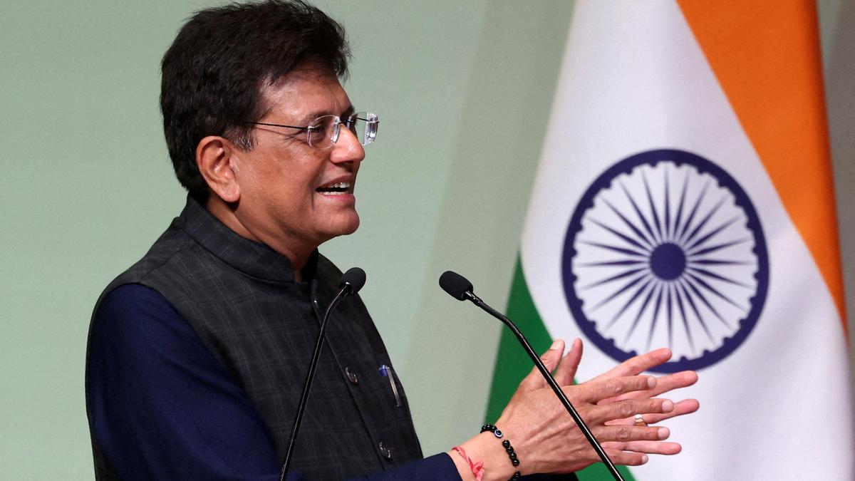 Commerce Minister Goyal to travel to U.K. to review preparedness for rollout of trade deal