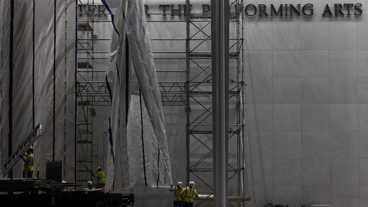 Trump’s name is gone from the Kennedy Center’s facade: top official