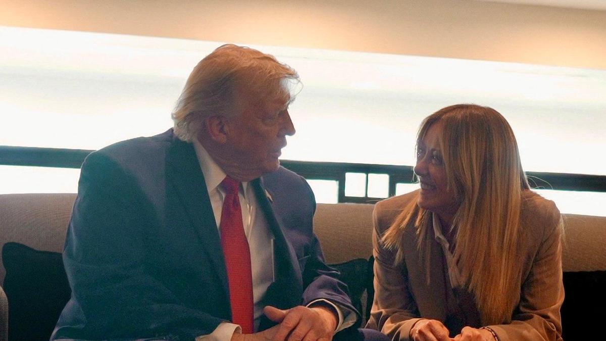 Italy’s Meloni says Trump ‘totally invented’ story that she begged him for photo