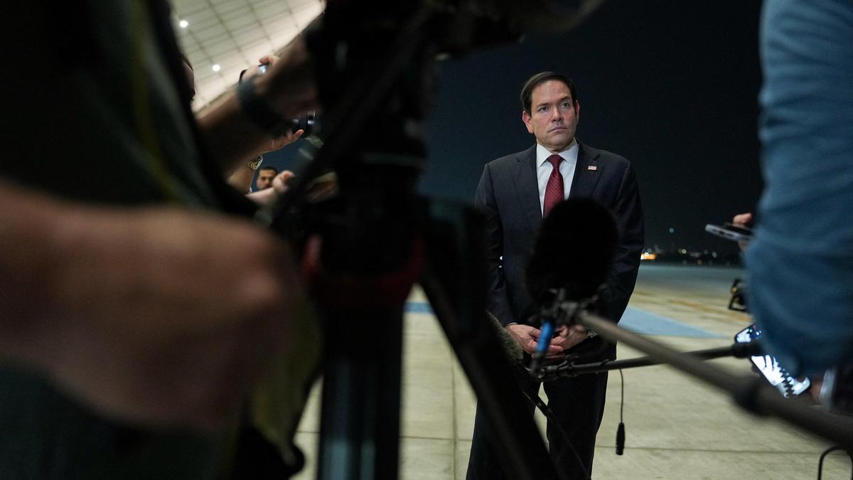 Rubio arrives in UAE with aim to head off Gulf Arab unease over tentative Iran deal