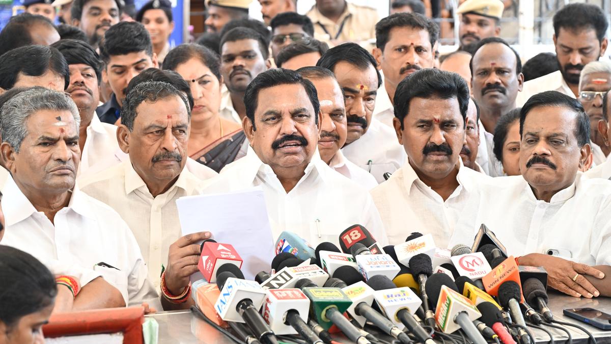 TVK-led government failed to secure Cauvery water for kuruvai cultivation: Edappadi Palaniswami