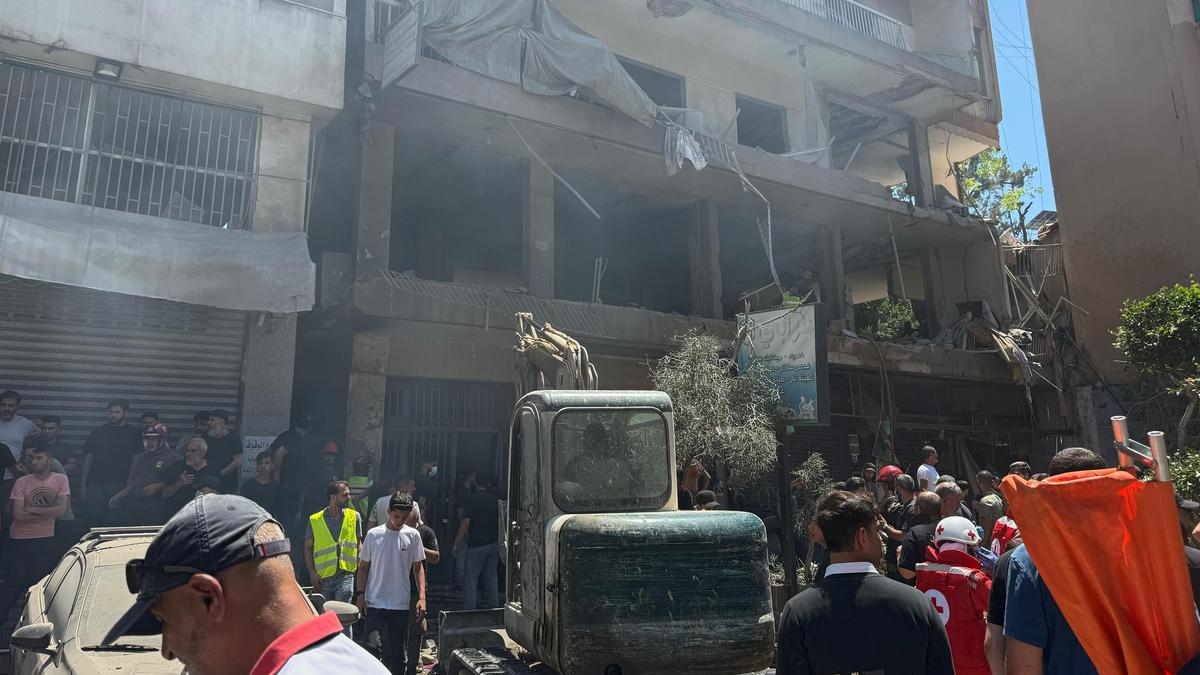 Israeli military strikes Beirut suburbs in lead-up to anticipated U.S.-Iran deal