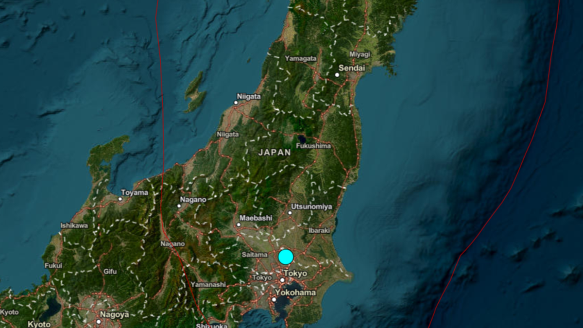 5.5 magnitude earthquake rattles Tokyo region; no danger of tsunami