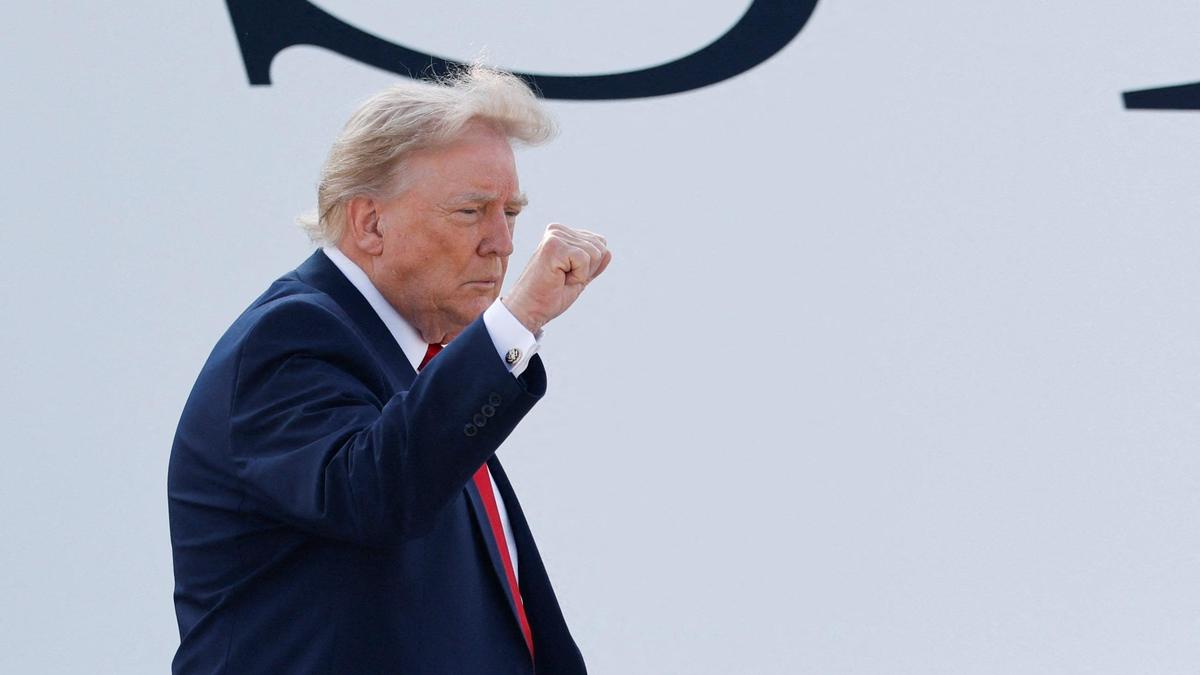 ‘Excited’ Donald Trump takes first flight on Qatar-gifted Air Force One