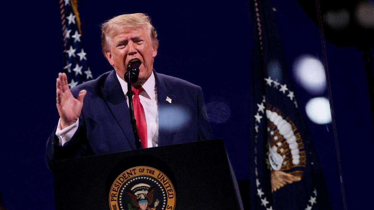 Trump commemorates America 250 after storms force temporary evacuation of National Mall