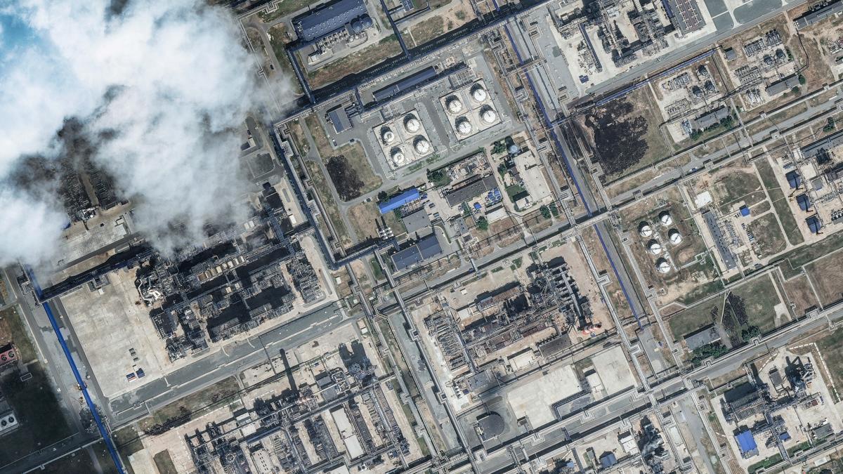 Ukrainian drones batter Russian oil facilities, set more oil tankers ablaze