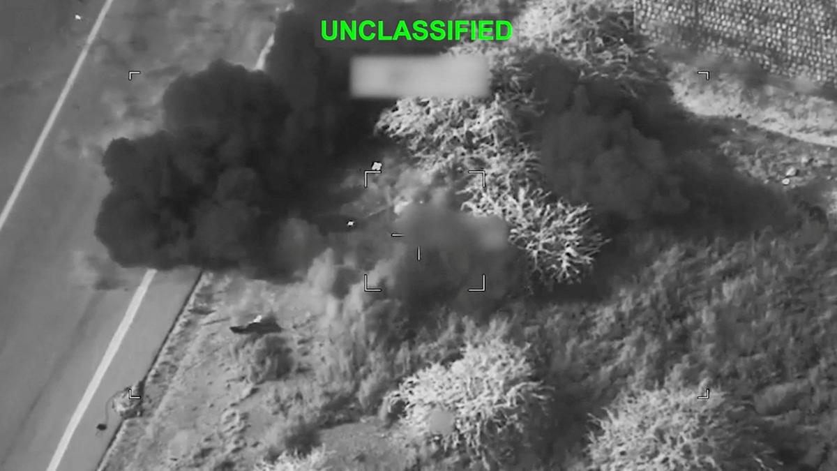 U.S. airstrikes hit northern Iran as it disables ship trying to run blockade