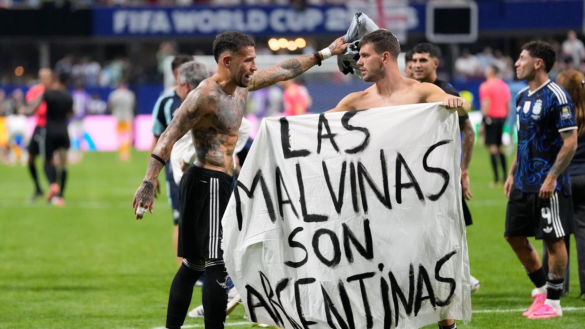 U.K. urges FIFA to investigate Argentina over Falklands banner at World Cup