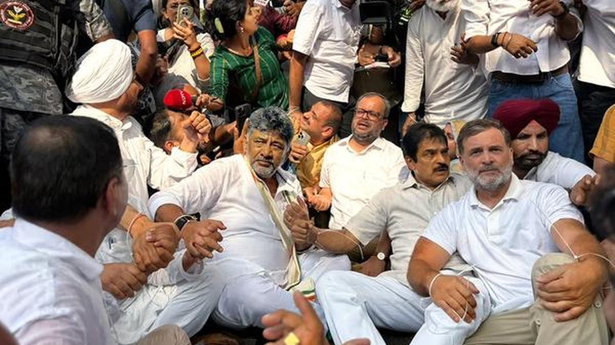 Rahul Gandhi misused LoP privileges, protest outside PM’s residence childish: BJP