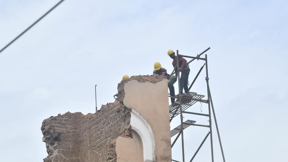 Kozhikode railway station in Kerala restores train services after clock tower collapse