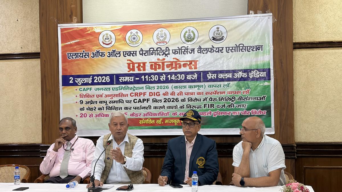 Ex-CAPF officials demand withdrawal of transfers, suspension of officers whose families protested CAPF Act