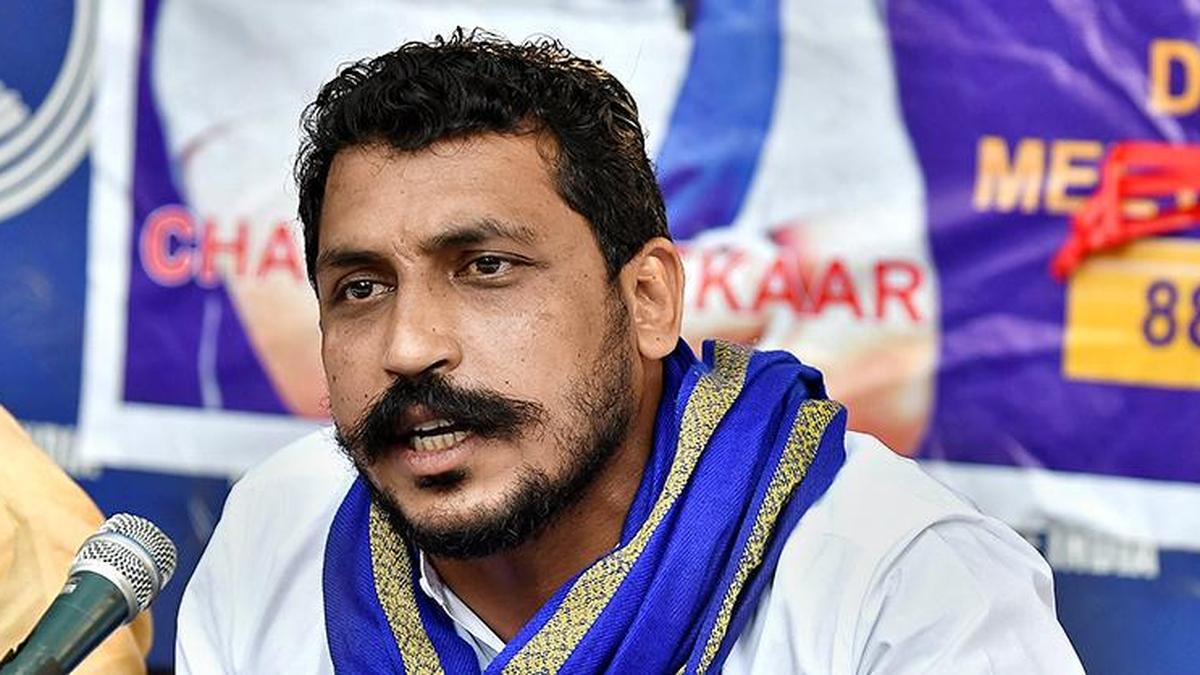 Nagina MP Chandra Shekhar Azad continues protest in Parliament in support of students