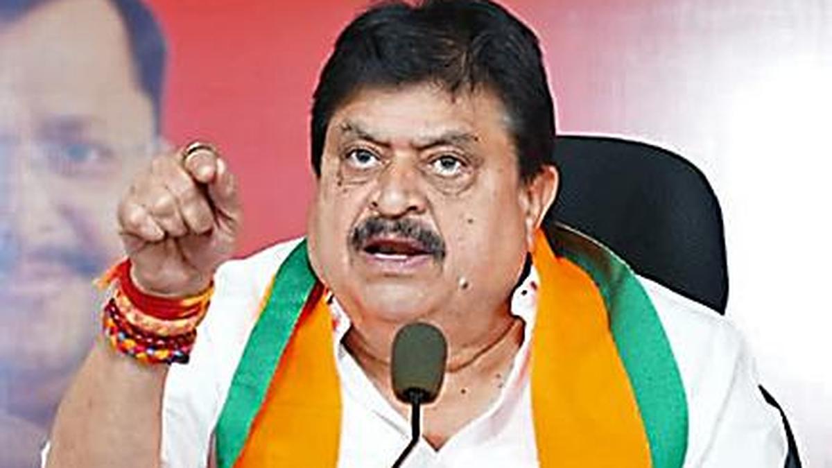 Telangana BJP chief accuses Congress govt. of delaying Kaleshwaram rehabilitation