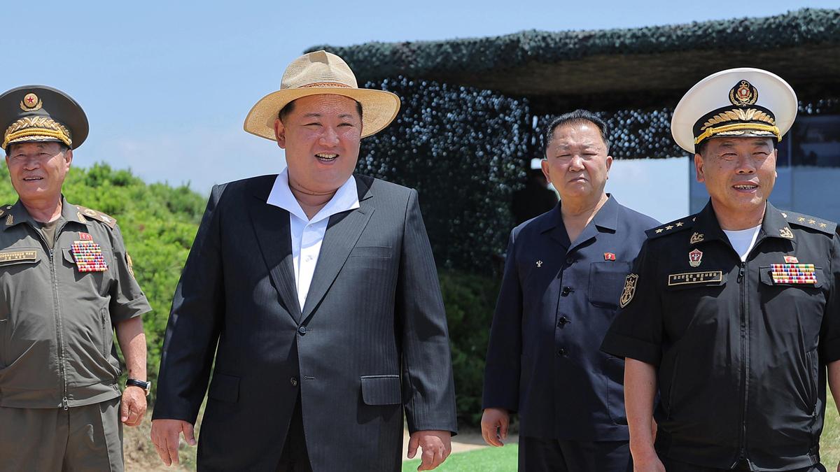 North Korean leader Kim observes weapons tests from new naval destroyer