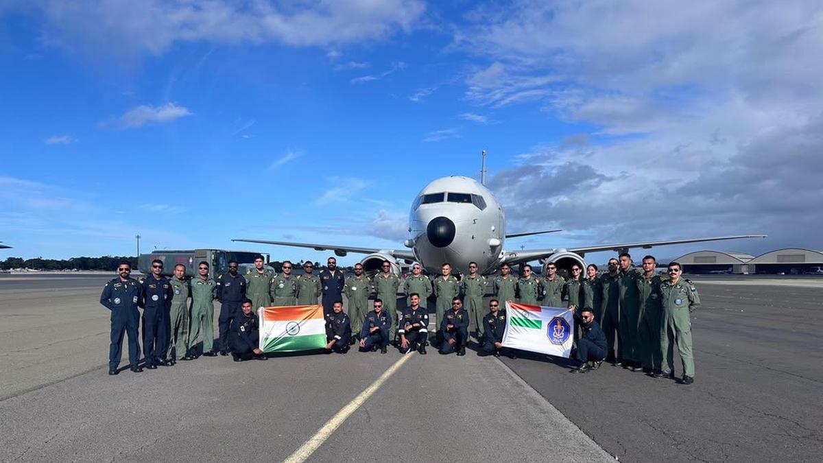 India’s P-8i maritime patrol aircraft in Hawaii for RIMPAC exercise