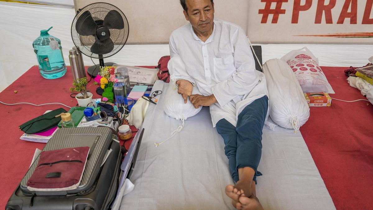 CJP protest day 21: Wangchuk says hunger has ‘stabilised’, warns against any attempt to remove him