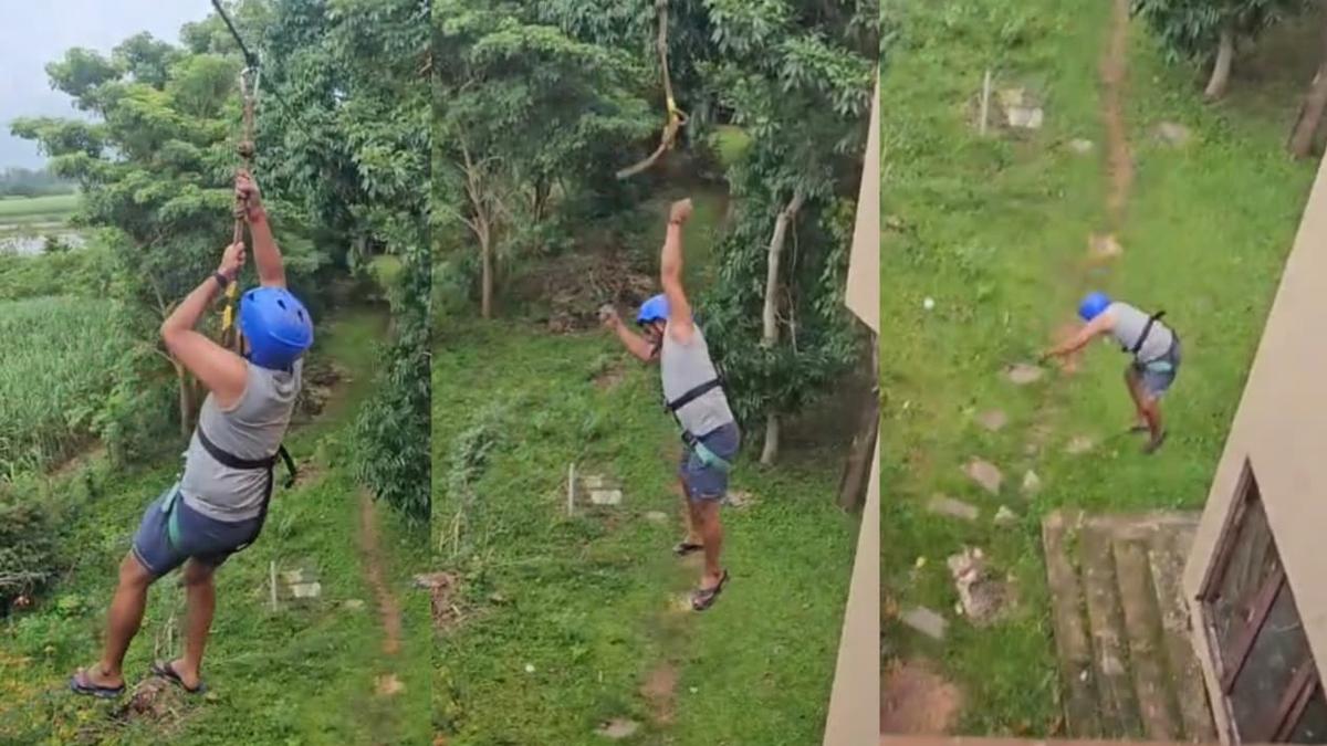 Karnataka tourist suffers multiple fractures after fall from zipline at Dandeli resort