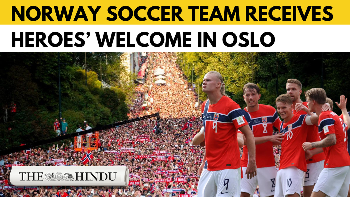 Watch: Royal welcome for Norway: 100,000 fans celebrate world cup heroes