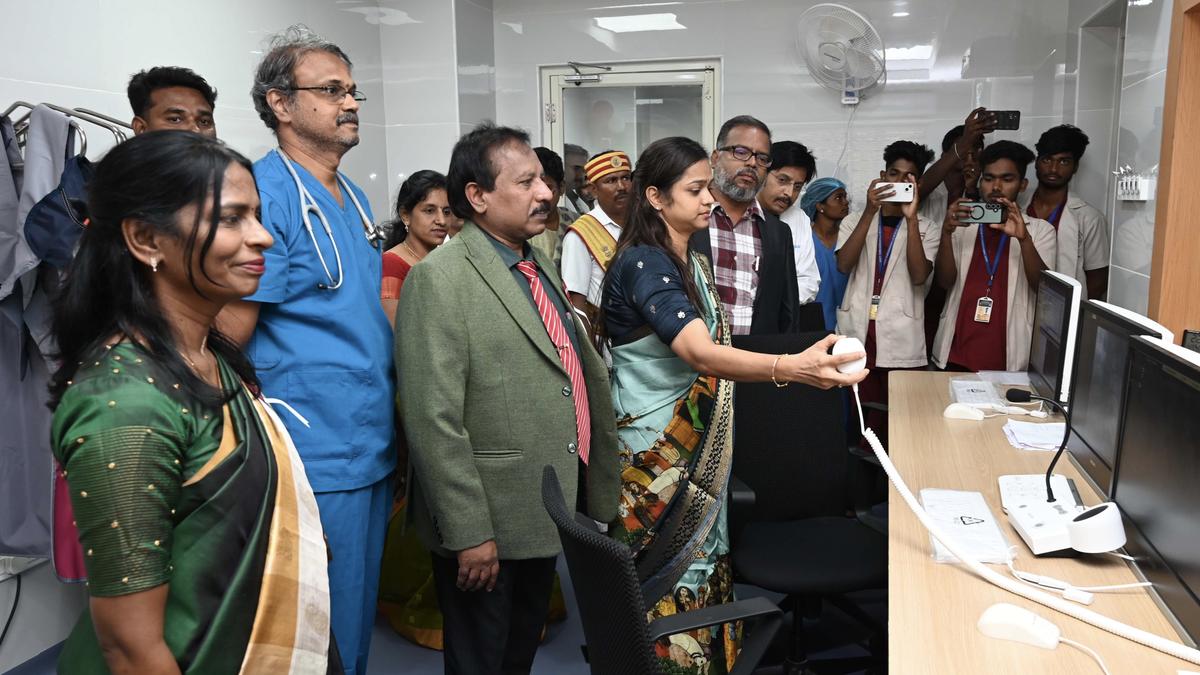 Cath lab inaugurated at Government Medical College Hospital in Tiruvannamalai