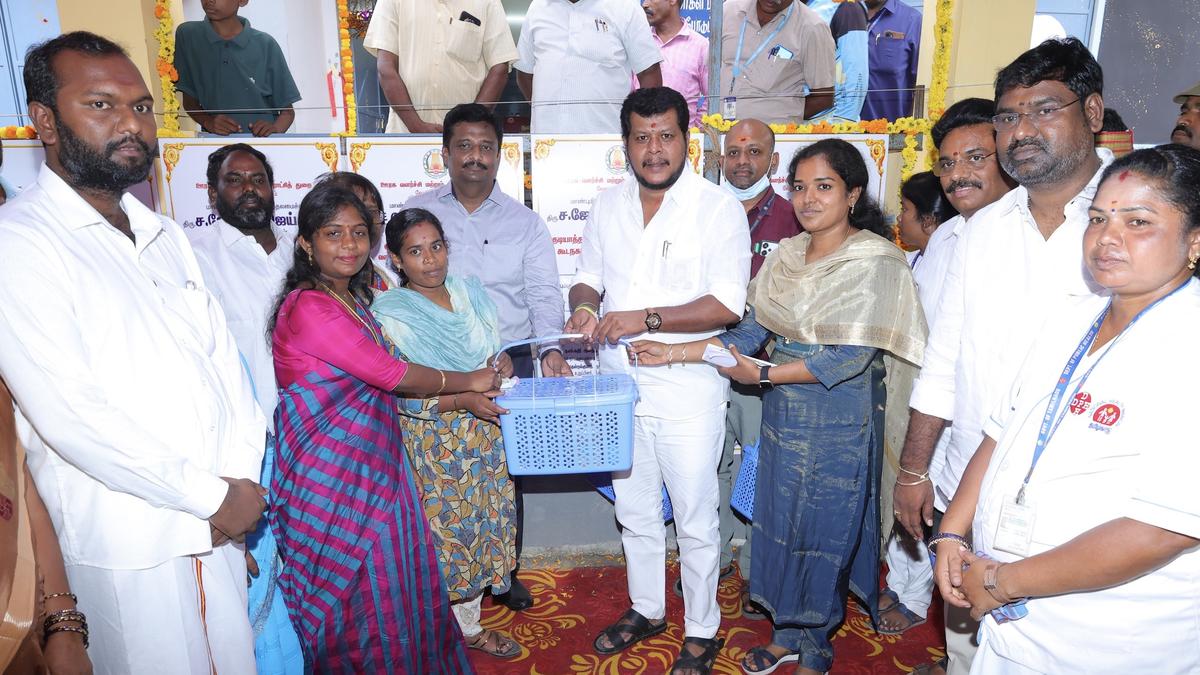 Minister Vijay Balaji inaugurates projects in Vellore