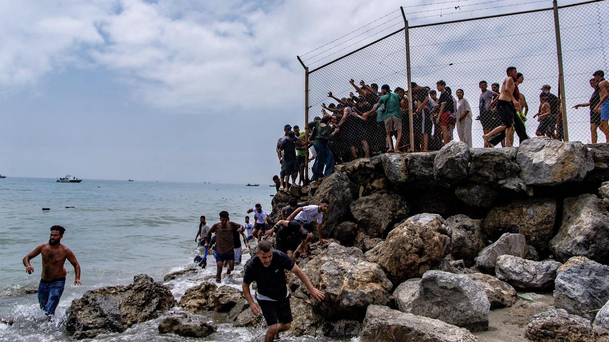 News In Frames: The long swim to Ceuta