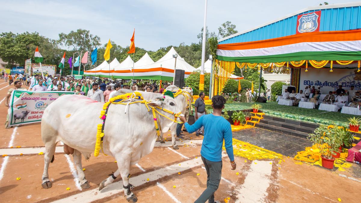 Patriotic celebrations marked the 80th Independence Day in South Coastal Andhra