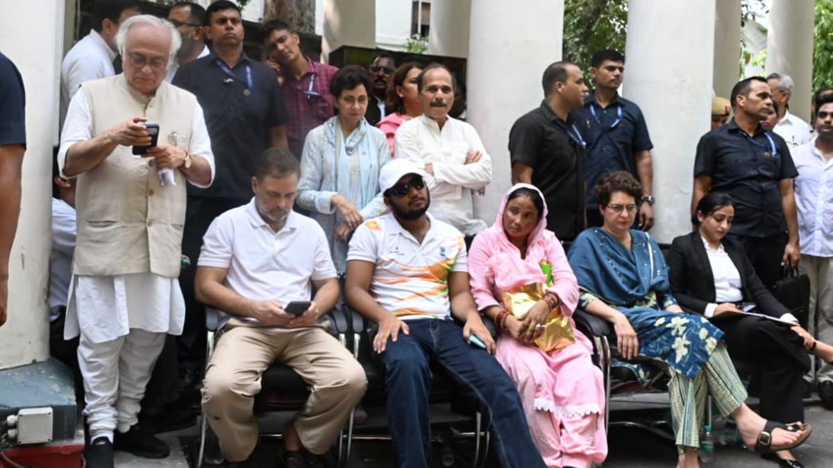 Rahul Gandhi dharna in Delhi LIVE: New Delhi DCP says complaint filed by pellet gun victim Sahil received as Congress leaders protest