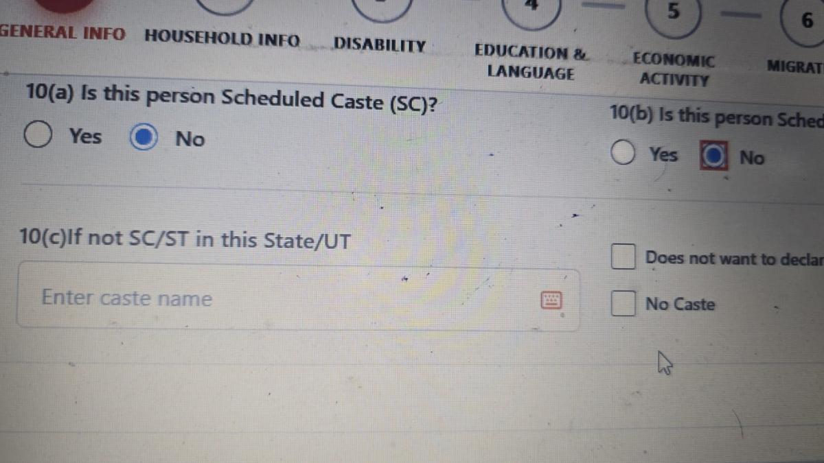 Census 2027 questionnaire seeks parents’ religion, place of birth up to village level