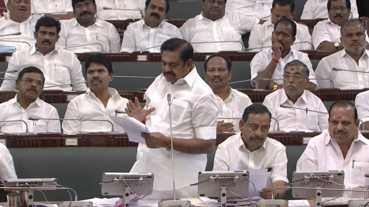 Tamil Nadu Assembly: No new schemes or fiscal consolidation measures in the Budget, says Palaniswami